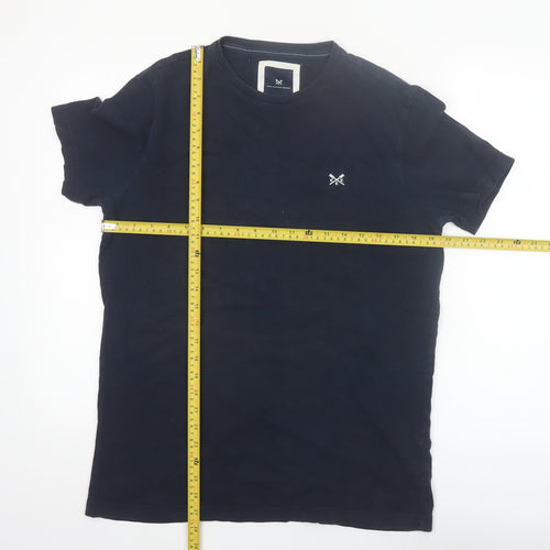 Crew Clothing Company Men's Navy Cotton Crew Neck T-Shirt M