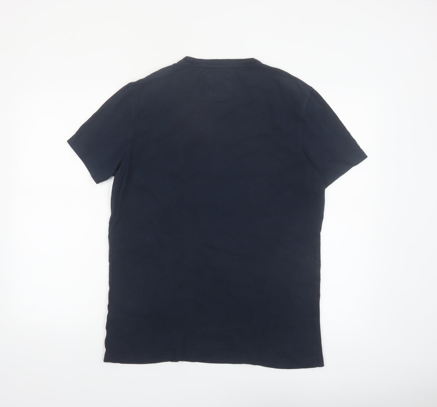 Crew Clothing Company Men's Navy Cotton Crew Neck T-Shirt M