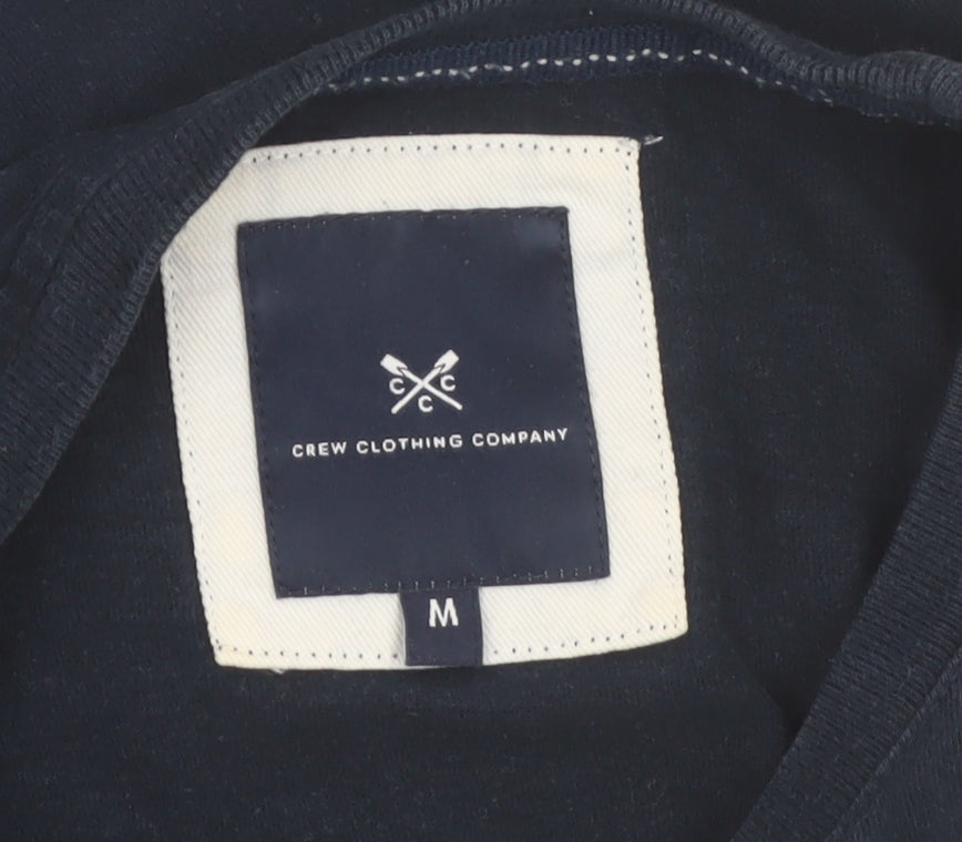Crew Clothing Company Men's Navy Cotton Crew Neck T-Shirt M