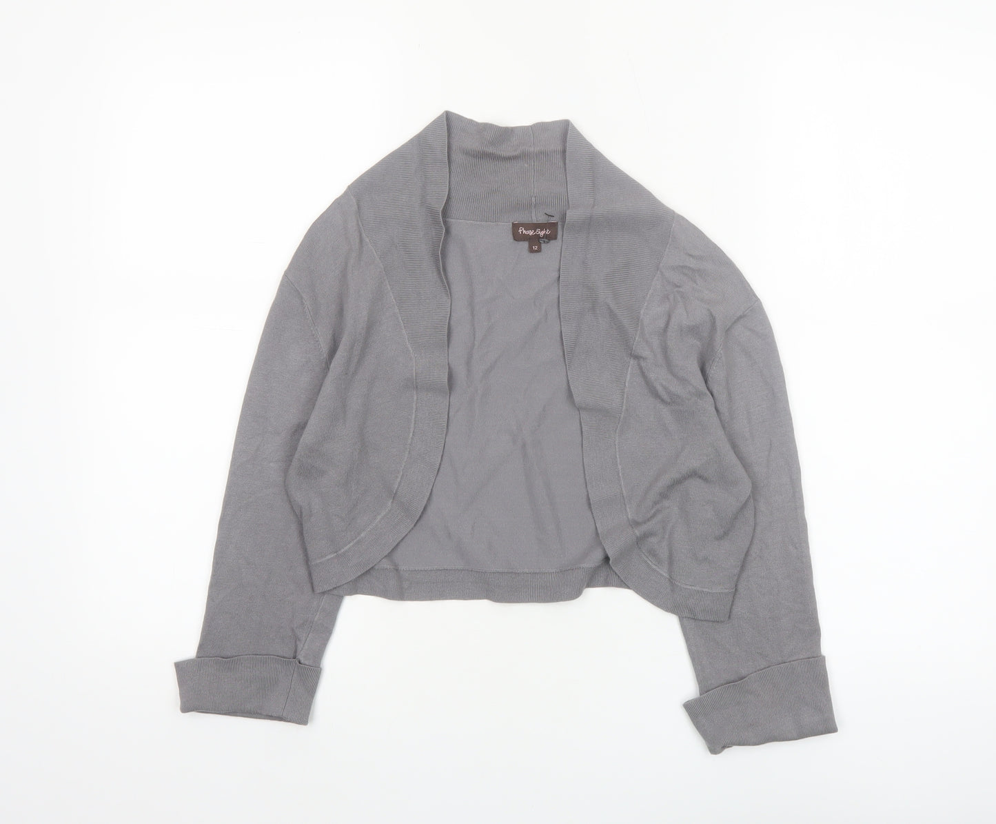 Phase Eight Women’s Grey Knit Shrug Cardigan Size 12