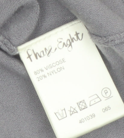 Phase Eight Women’s Grey Knit Shrug Cardigan Size 12