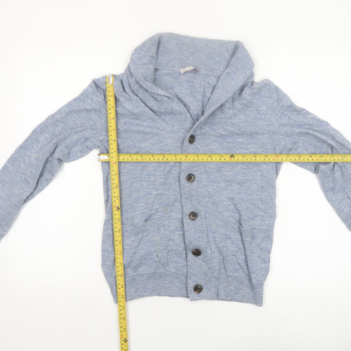 Gap Women's Blue Cotton Button Cardigan XS
