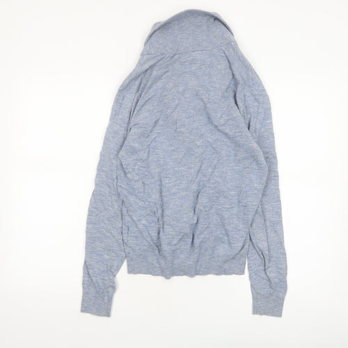 Gap Women's Blue Cotton Button Cardigan XS