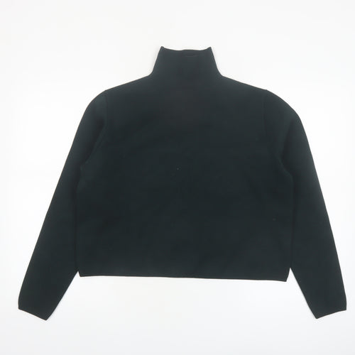 & Other Stories Womens Black Roll Neck Slim Fit Jumper Size 8