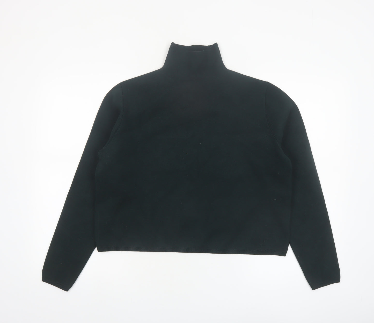 & Other Stories Womens Black Roll Neck Slim Fit Jumper Size 8