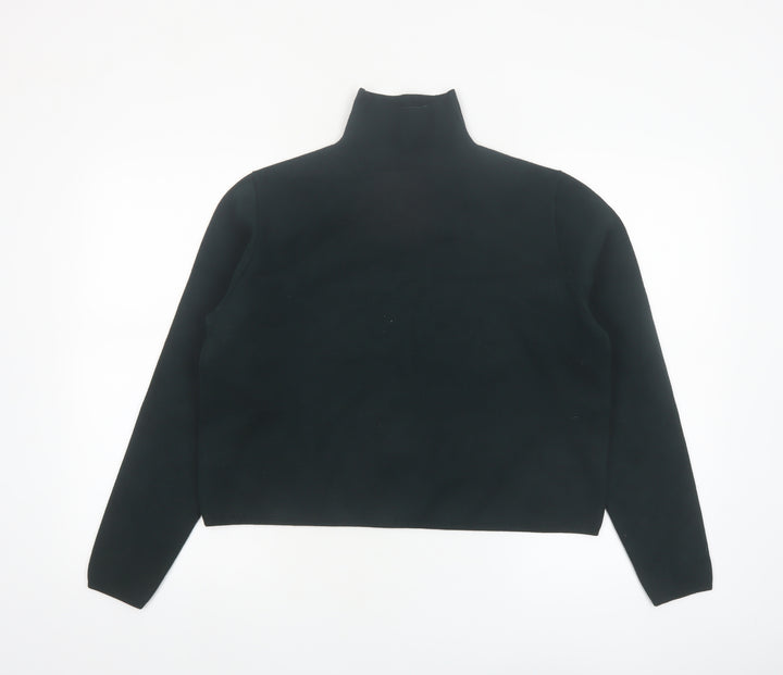 & Other Stories Womens Black Roll Neck Slim Fit Jumper Size 8