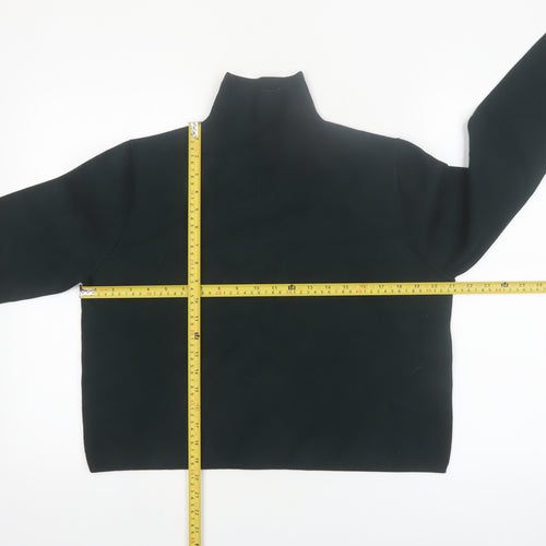 & Other Stories Womens Black Roll Neck Slim Fit Jumper Size 8