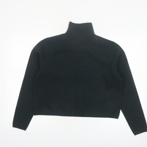 & Other Stories Womens Black Roll Neck Slim Fit Jumper Size 8