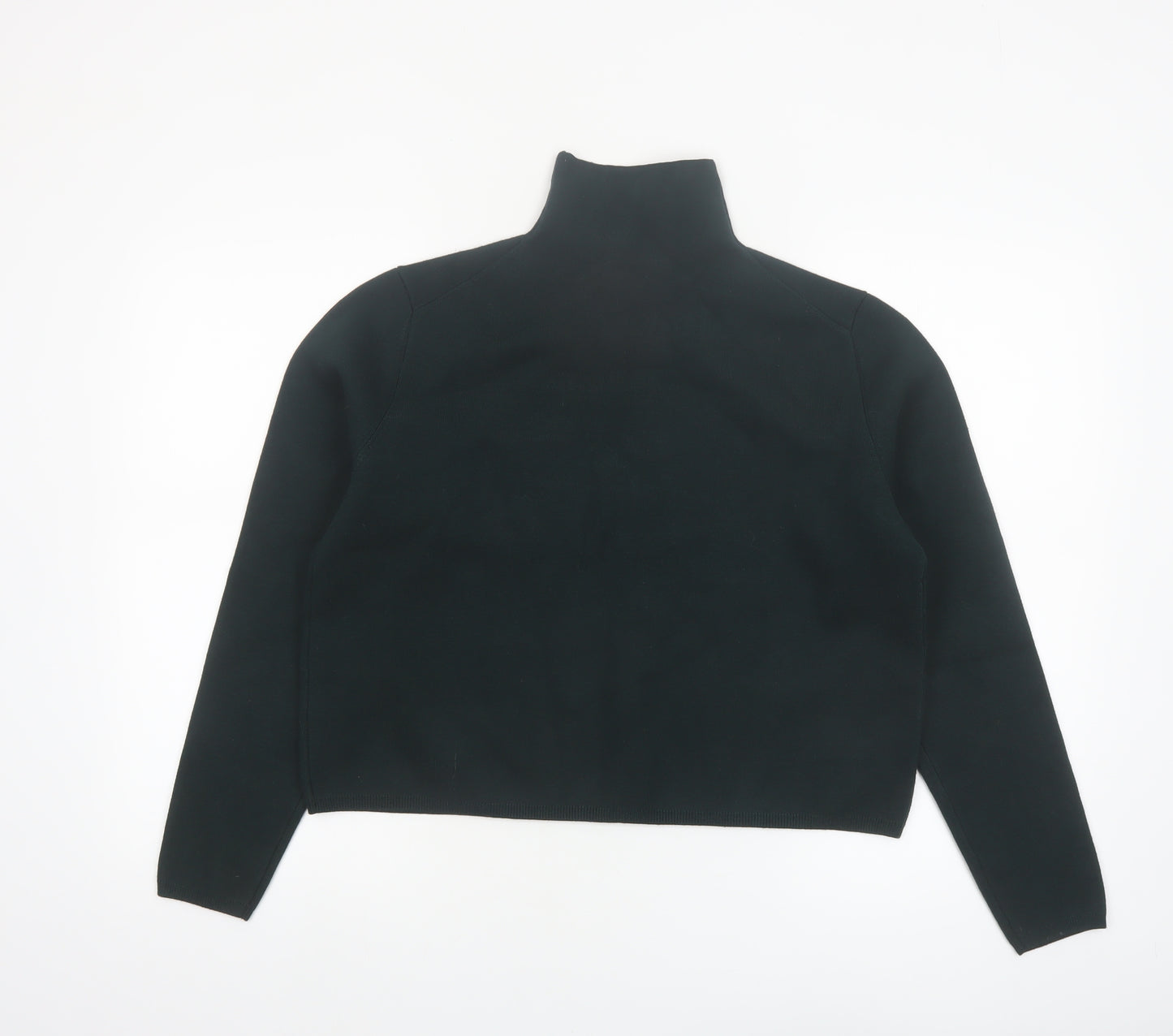 & Other Stories Womens Black Roll Neck Slim Fit Jumper Size 8