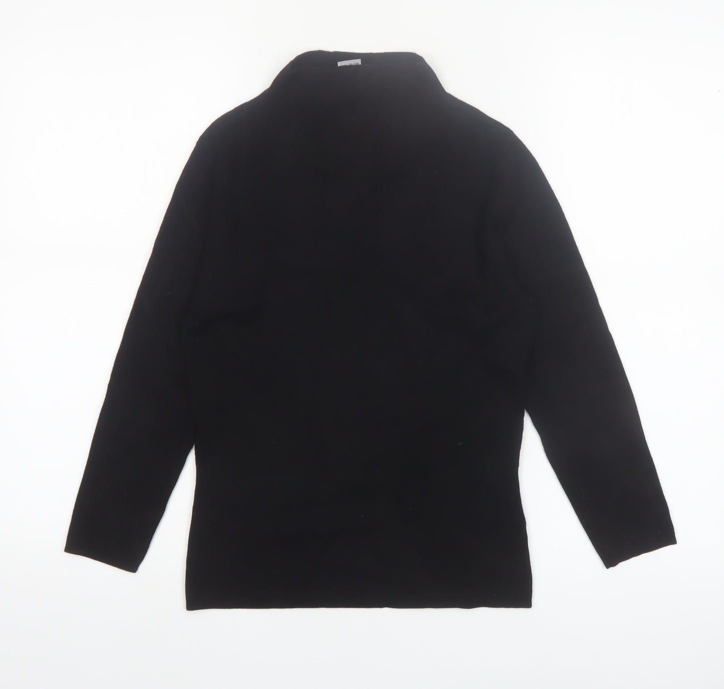 Warehouse Women’s Black Roll Neck Long Sleeve Knit Jumper Size 10