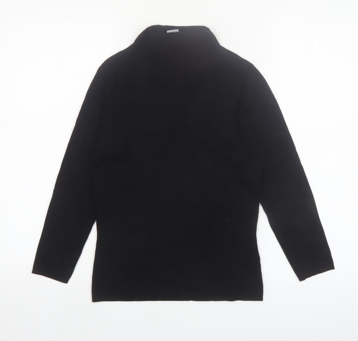 Warehouse Women’s Black Roll Neck Long Sleeve Knit Jumper Size 10