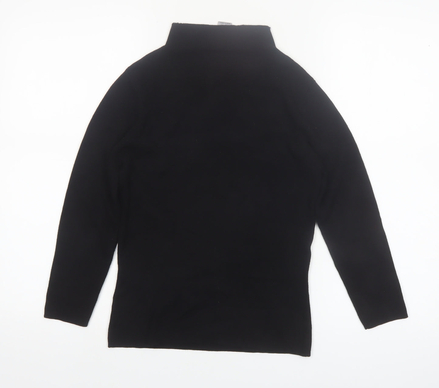 Warehouse Women’s Black Roll Neck Long Sleeve Knit Jumper Size 10