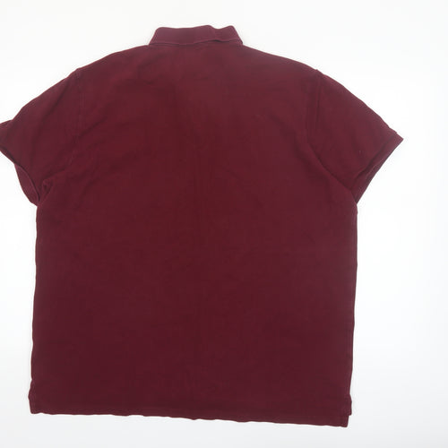 Ralph Lauren Men’s Red Custom Slim Fit Polo Shirt 2XL
