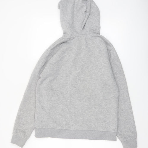 MP Men's Grey Full Zip Fleece Hoodie Size M Regular Fit