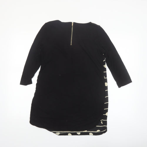 Marks and Spencer Women’s Black Polka Dot Tunic Blouse Size 10
