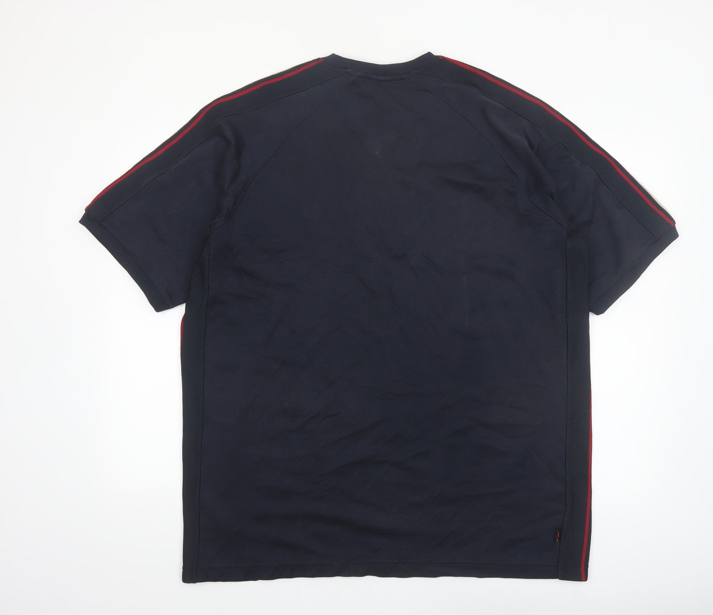 Nike Men's Blue XL V-Neck Sports T-Shirt Lightweight