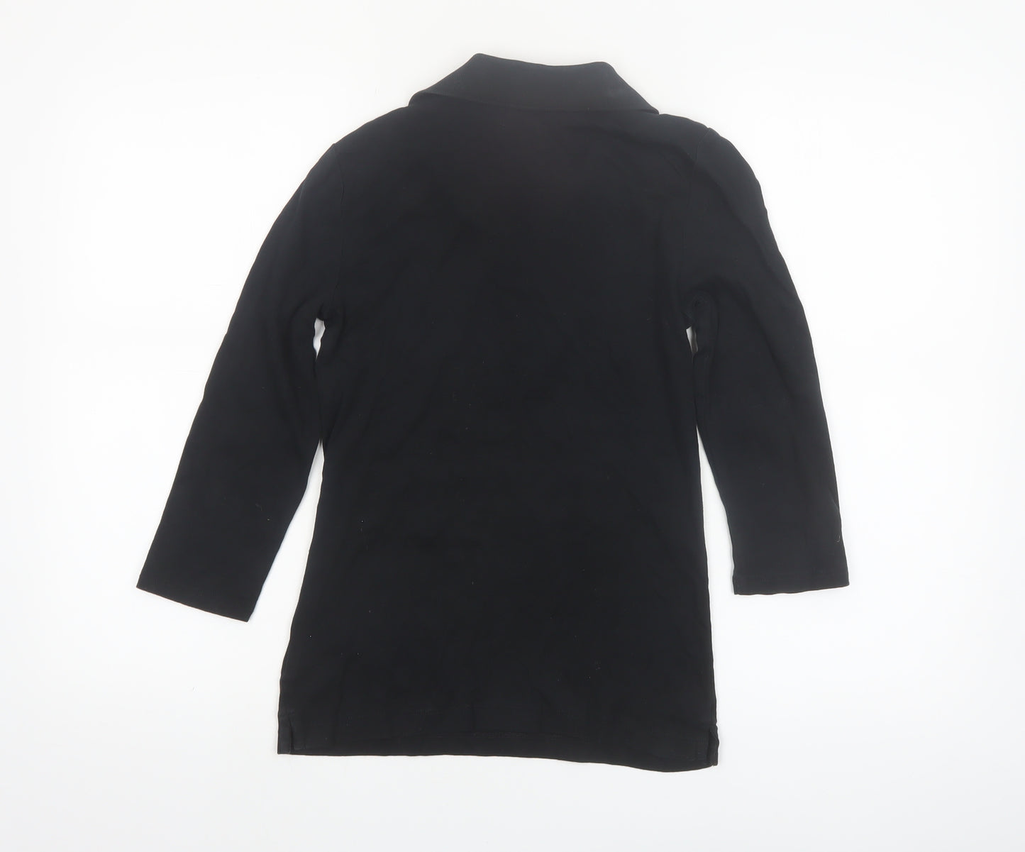 Ralph Lauren Women’s Black Long Sleeve Polo Shirt Size S