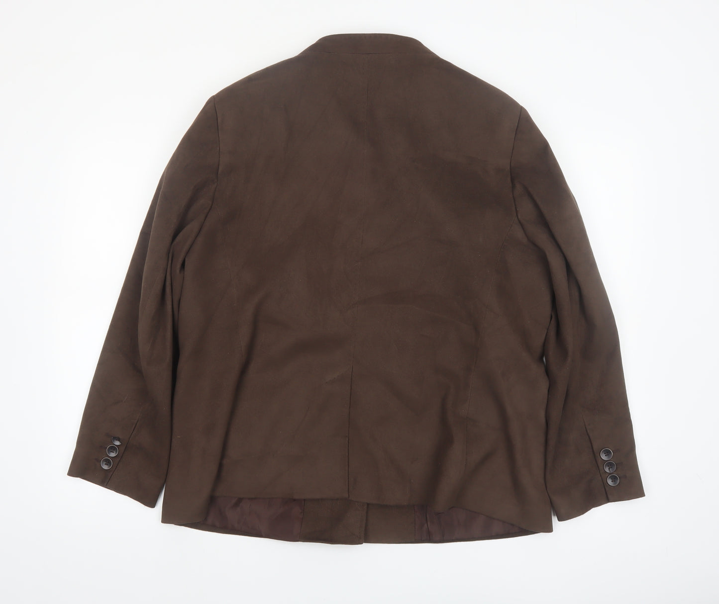 Marks and Spencer Women’s Brown Blazer Jacket Size 20 Lined Workwear