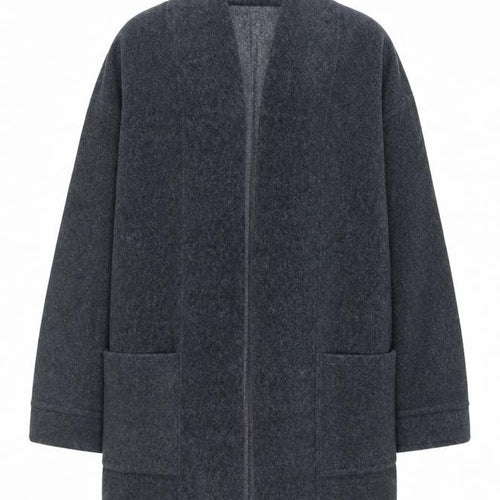 DKNY Men Grey L Robe Soft Lounge Nightwear Polyester Blend