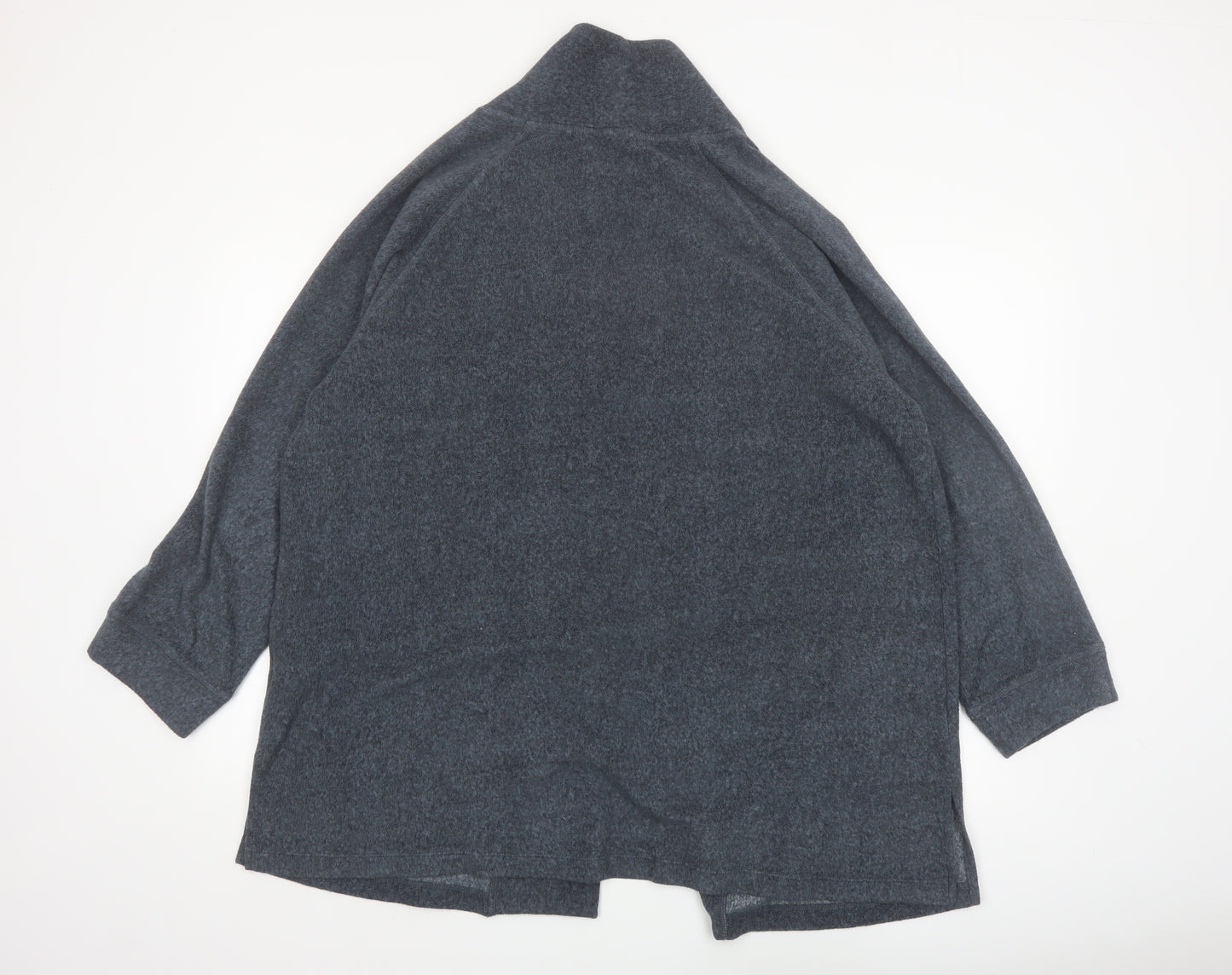 DKNY Men Grey L Robe Soft Lounge Nightwear Polyester Blend