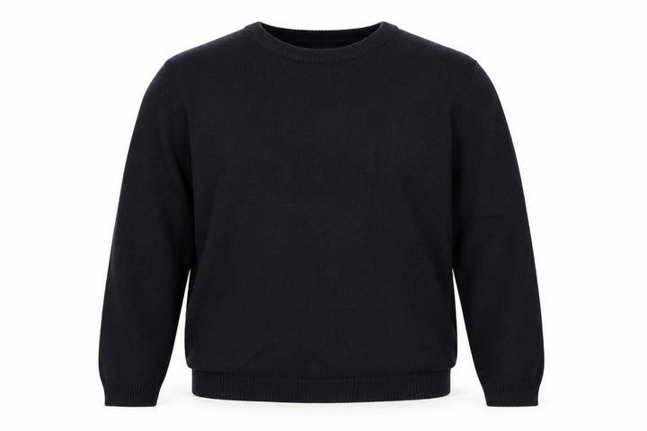 Jack & Jones Men's Black XL Cotton Crew Neck Jumper