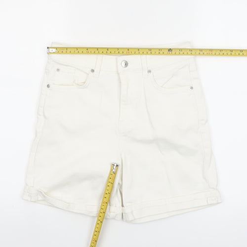 Marks and Spencer Women’s Ivory Size 6 Boyfriend Shorts