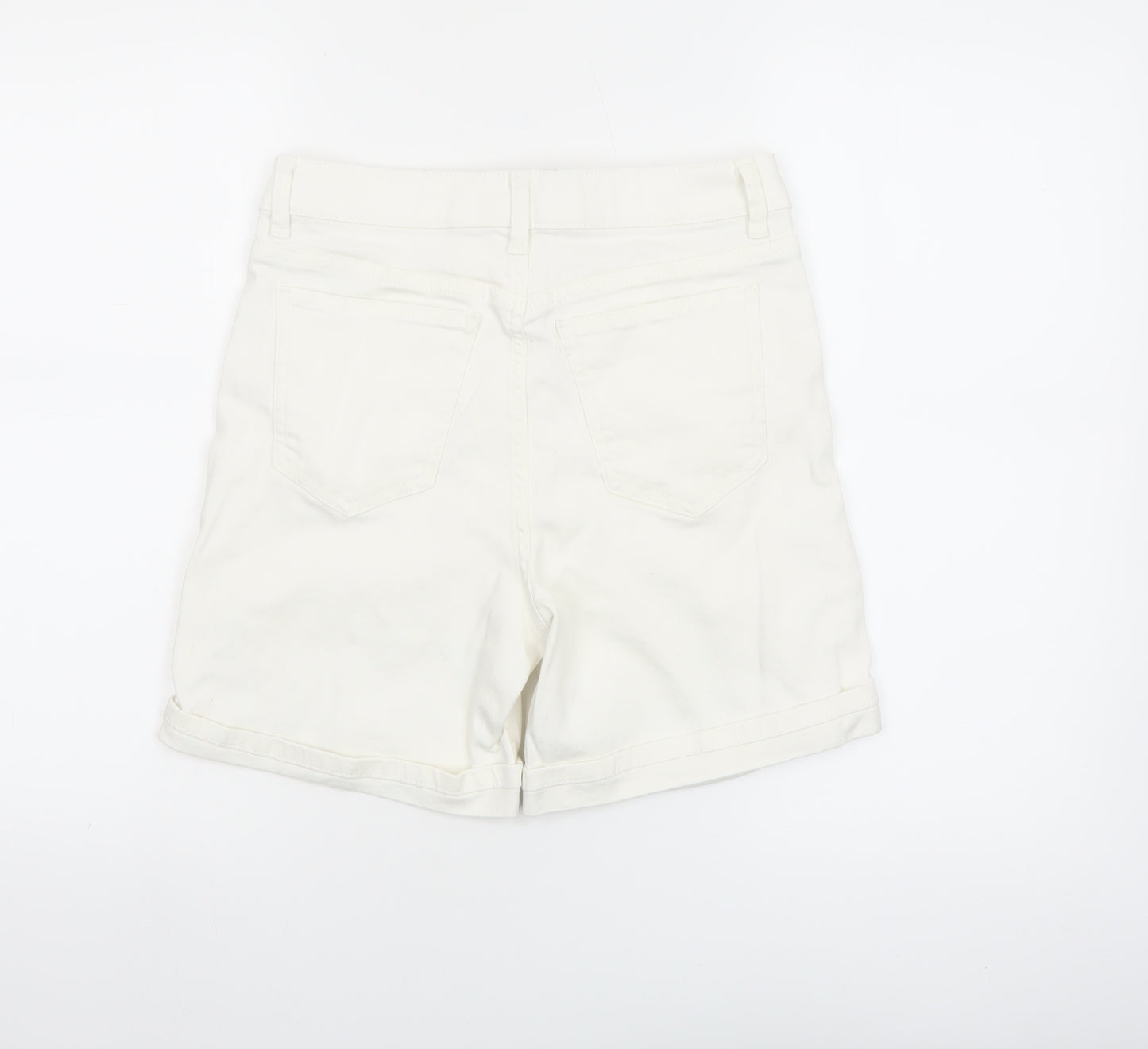 Marks and Spencer Women’s Ivory Size 6 Boyfriend Shorts