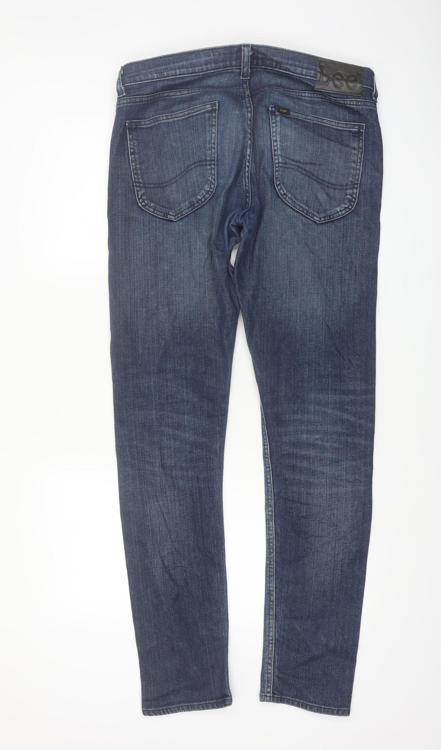 Lee Men’s Blue Luke Slim Fit Jeans W32 L34 Denim Classic