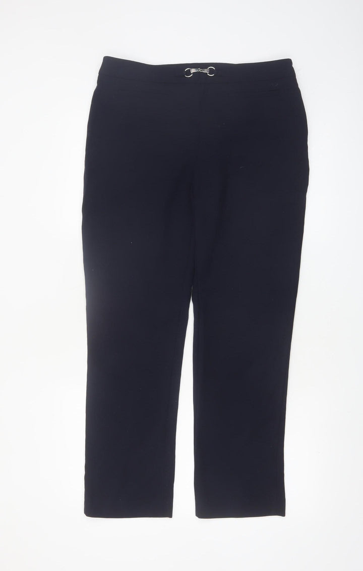 Viyella Petites Black Dress Pants Women’s Size 10 Straight Leg Trousers