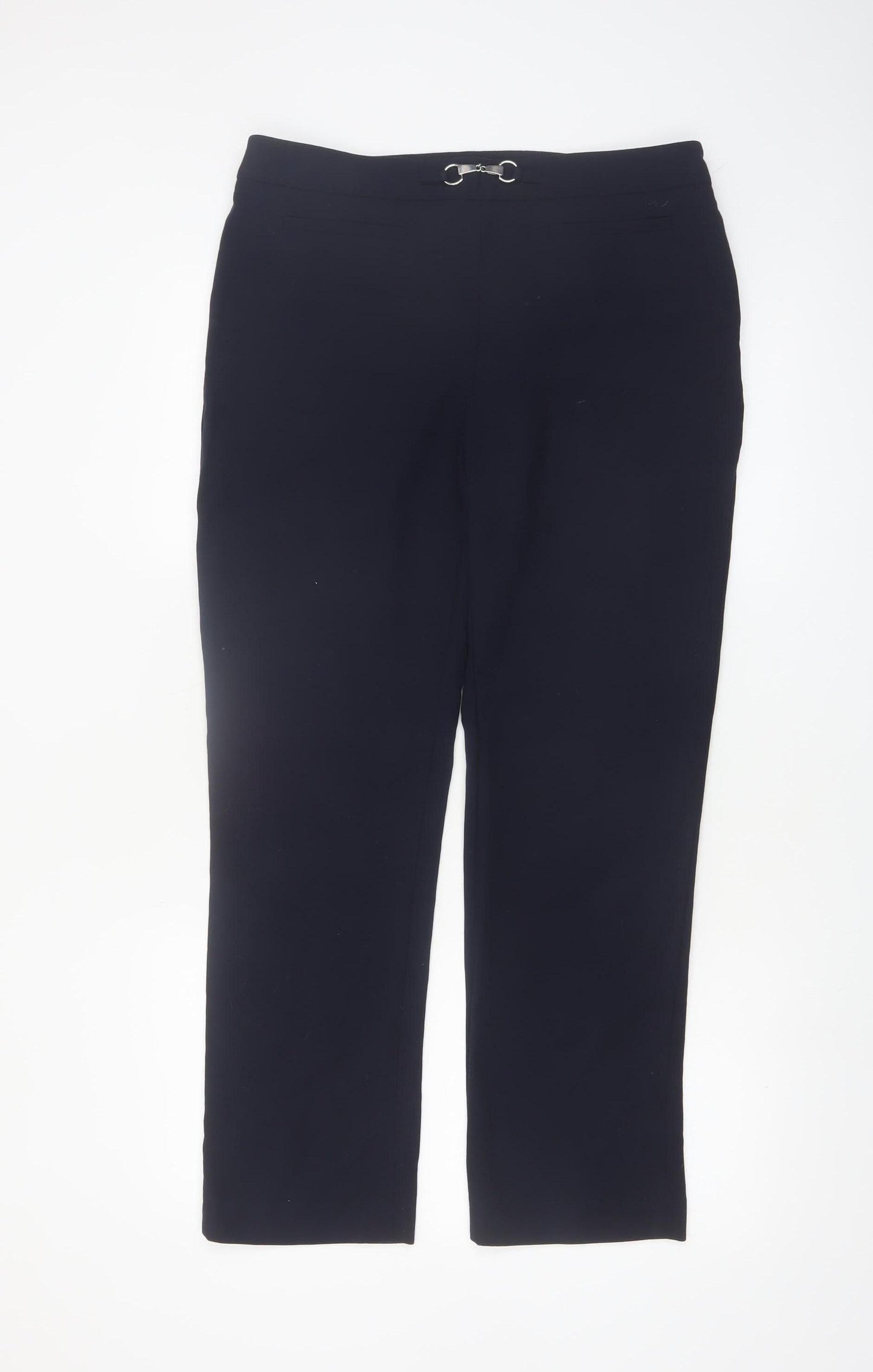 Viyella Petites Black Dress Pants Women’s Size 10 Straight Leg Trousers