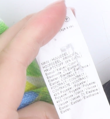 River Island Women's Multicoloured Fit & Flare Short Dress Size 14