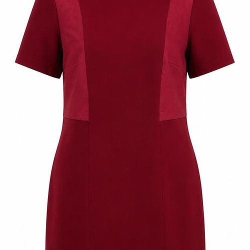 Topshop Women Red Short Sleeve Shift Dress Size 10