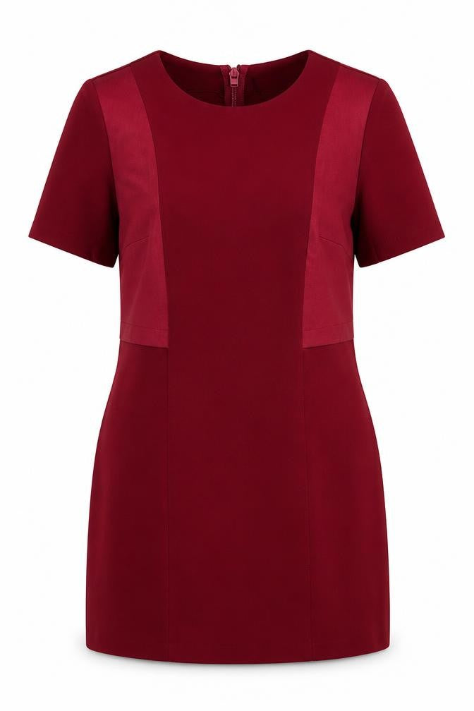 Topshop Women Red Short Sleeve Shift Dress Size 10