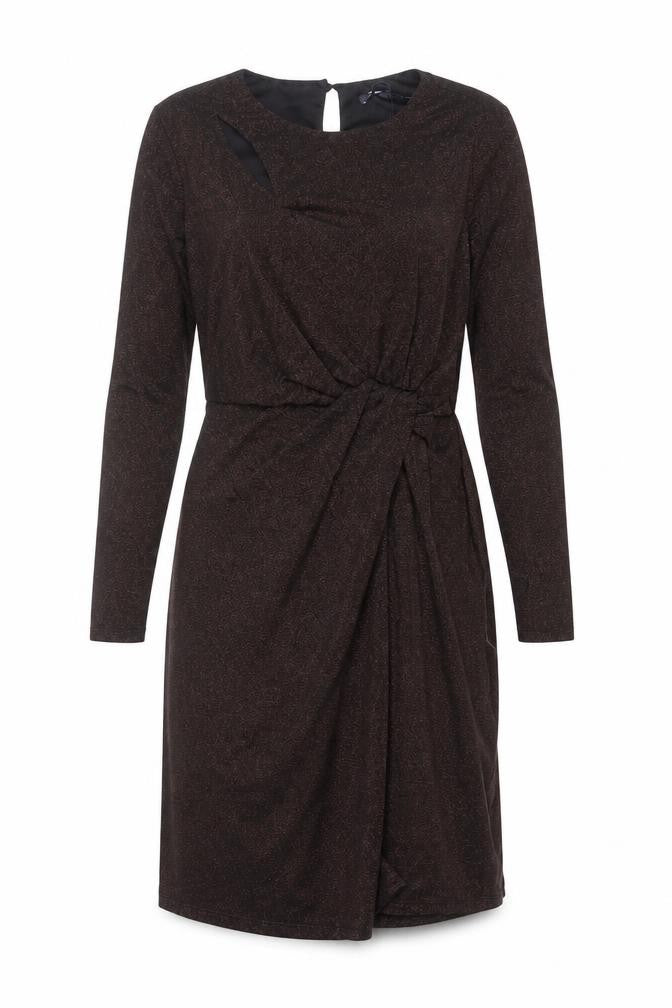 Marks and Spencer Women Brown Sheath Knee Length Dress Size 10