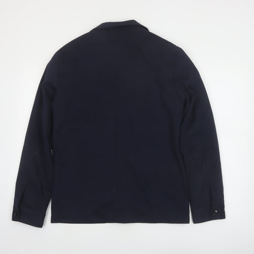 SELECTED HOMME Men's Blue 36R Regular Fit Lined Blazer Jacket