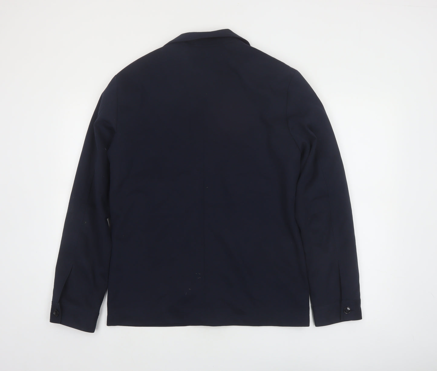 SELECTED HOMME Men's Blue 36R Regular Fit Lined Blazer Jacket