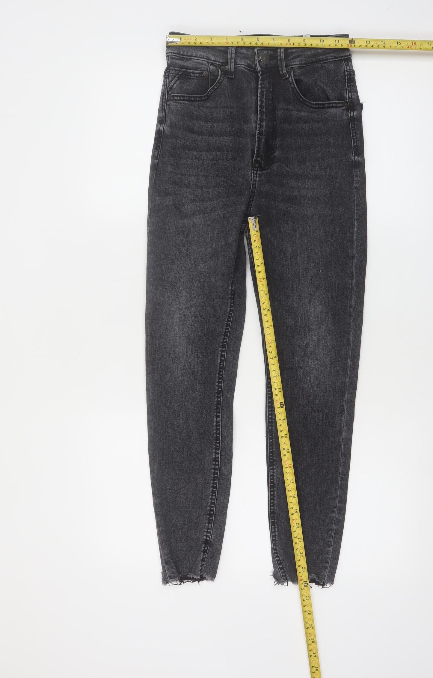 Stradivarius Women’s Black Skinny High Waist Jeans Size 8