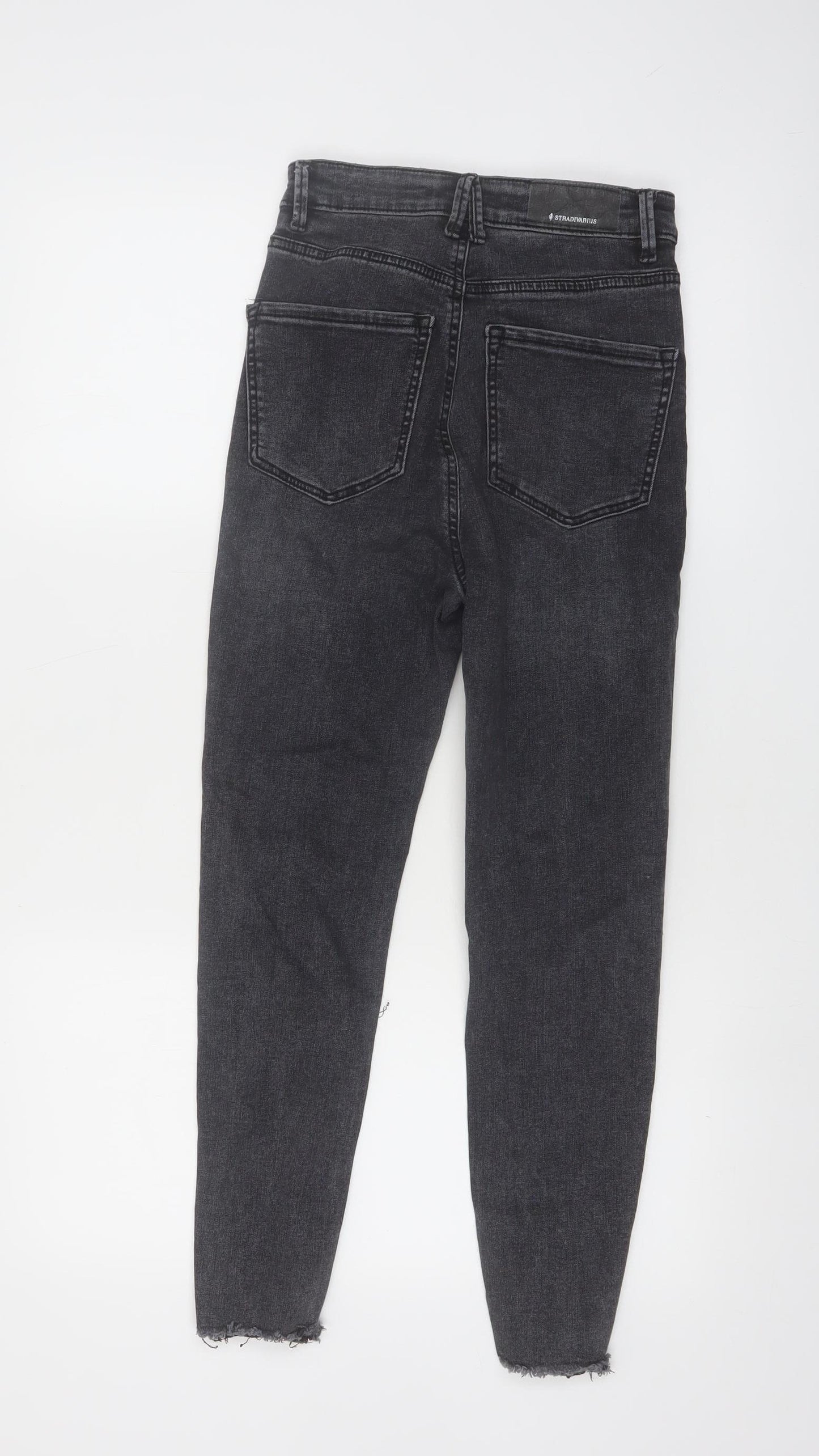 Stradivarius Women’s Black Skinny High Waist Jeans Size 8