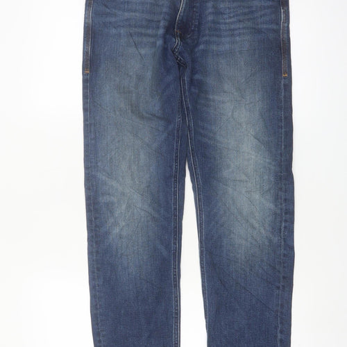 Marks and Spencer Men's Blue Slim Fit Stretch Denim Jeans 30W 31L