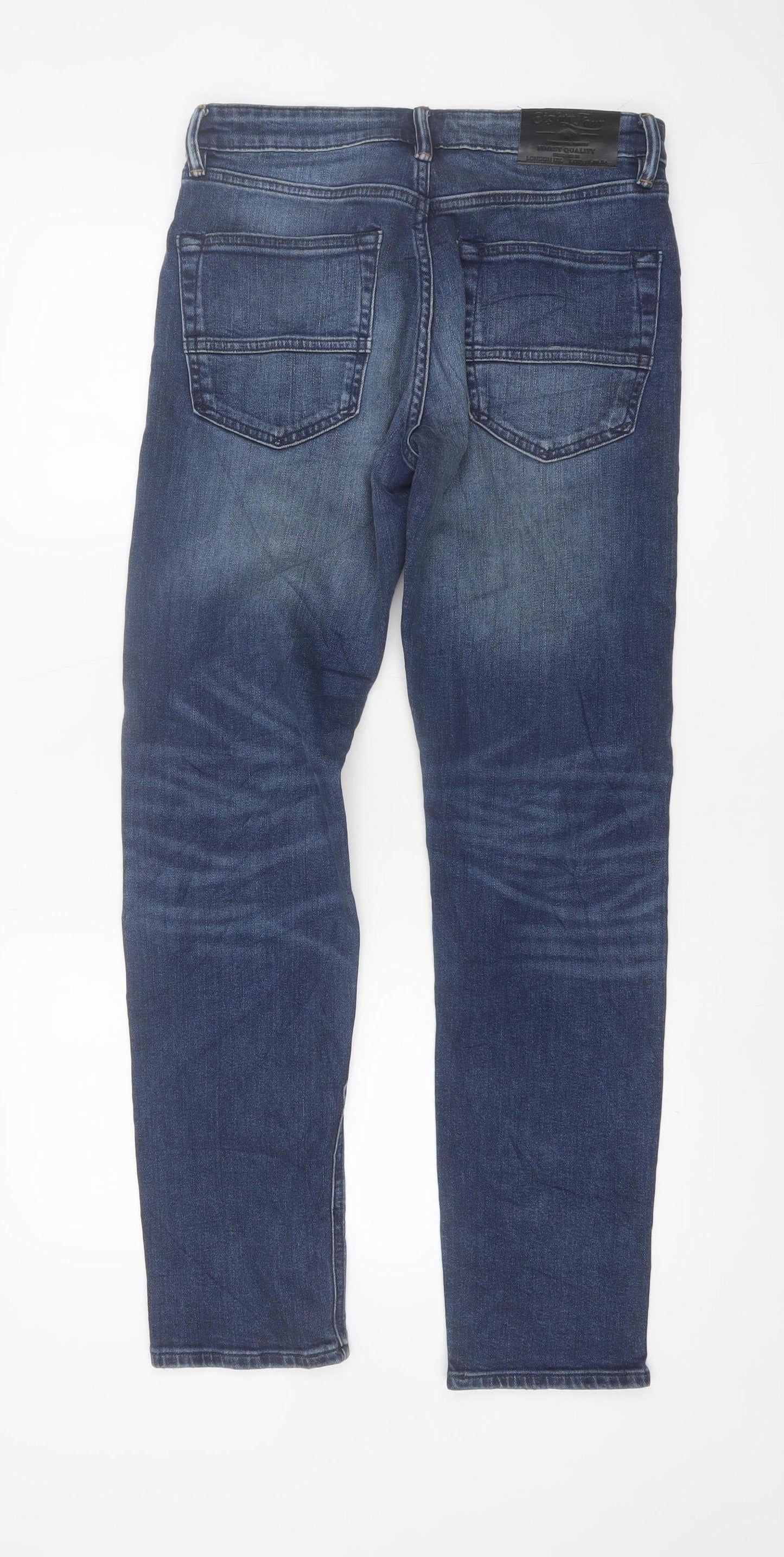 Marks and Spencer Men's Blue Slim Fit Stretch Denim Jeans 30W 31L