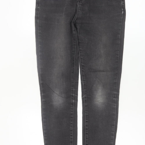 Hush Women's Grey Skinny Jeans Size 8 Slim Fit Stretch Denim
