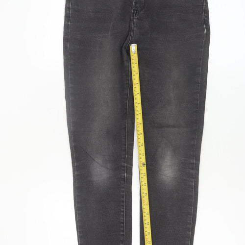 Hush Women's Grey Skinny Jeans Size 8 Slim Fit Stretch Denim