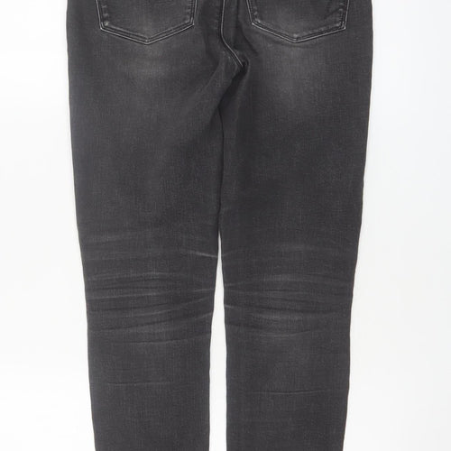 Hush Women's Grey Skinny Jeans Size 8 Slim Fit Stretch Denim