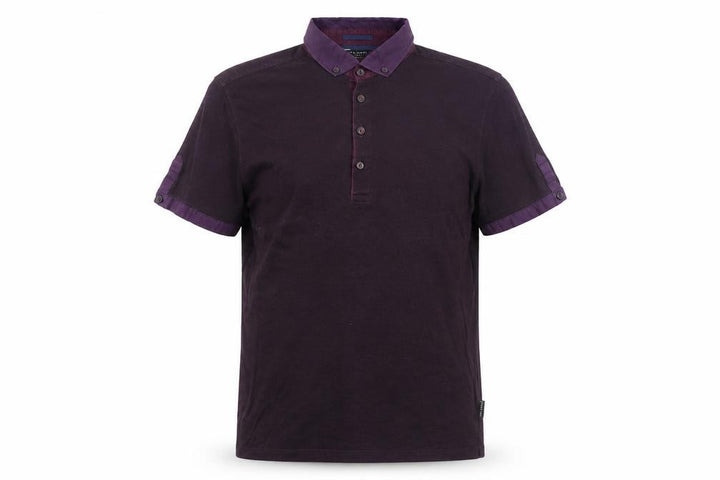 Ted Baker Men’s Purple Cotton Button-Down Polo Shirt Size M