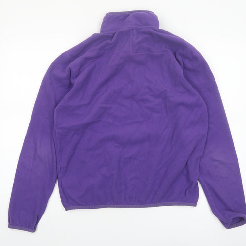 The North Face Men's Purple Fleece 1/4 Zip Pullover Sweatshirt Size M
