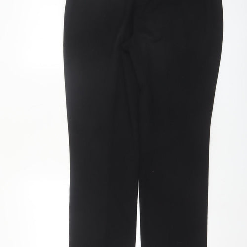 Marks and Spencer Women Black Size 14 Long Dress Pants