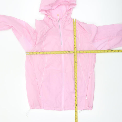 Toread Women's Pink Hooded Lightweight Windbreaker Jacket Size 16