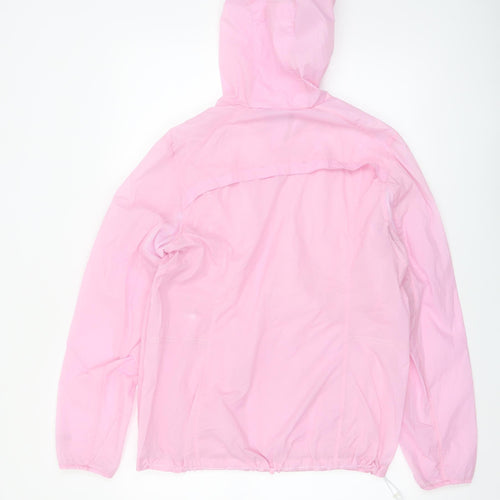 Toread Women's Pink Hooded Lightweight Windbreaker Jacket Size 16