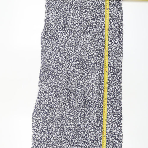 Accessorize Women's Navy Floral Jumpsuit UK 8 Sleeveless Summer Playsuit