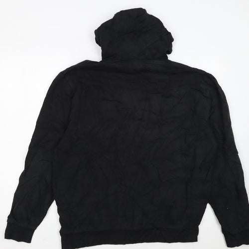Ellesse Womens Black XL Pullover Hoodie with Gold Logo